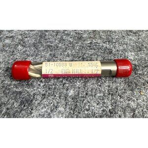 Union Twist Drill 1/2" End Mill 51-10088 U S54C High-Performance Cutter
